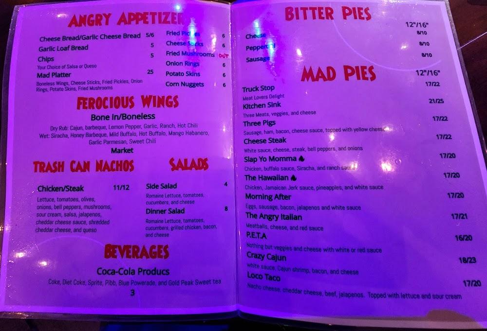 Mad Pies Restaurant & Bar Menu image 3